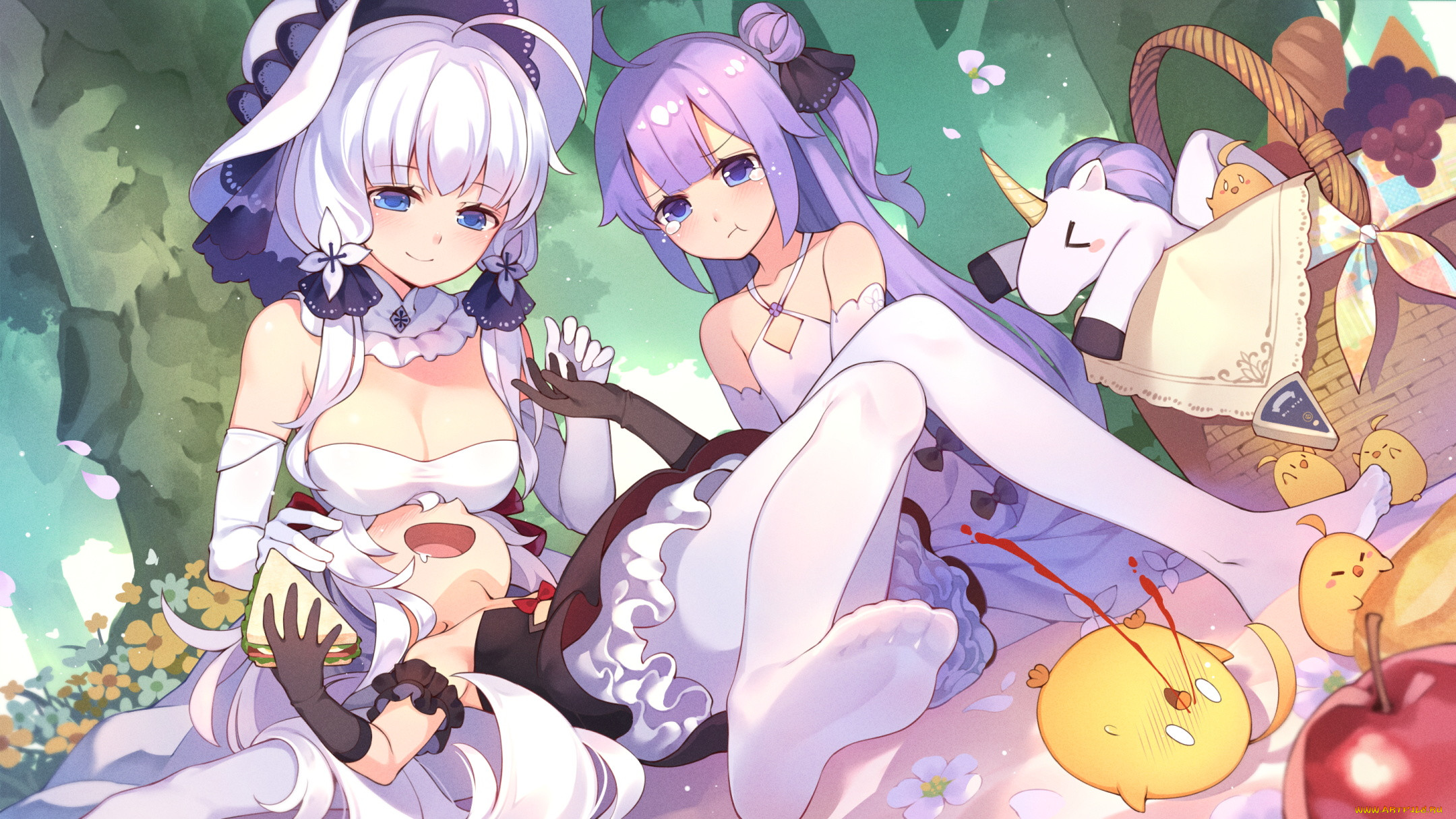 , azur lane, hms, unicorn, azur, lane, hmas, vampire, tsubasa, illustrious